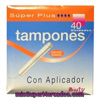 Tampon Super Plus, Biuty, Caja 40 U