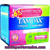 Tampones Con Aplicador Super Tampax Caja De 20 Uds.