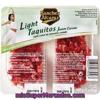 Taquitos De Jamón Light Sanchez Alcaraz, Pack 2x50 G
