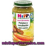 Tarrito Biológico De Patata-zanahoria-carne Hipp, Tarro 250 G