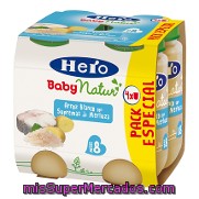 Tarrito De Arroz Blanco Con Supremas De Merluza Hero Baby Natur Pack 4x235 G.