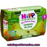 Tarrito De Compota De Pera Hipp Pack 2x125 G.