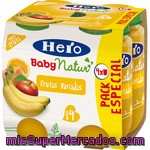 Tarrito De Frutas Variadas Hero Baby Natur Pack 4x235 G.