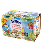 Tarrito De Jardinera De Ternera Nestlé Pack De 6x250 G.