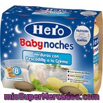 Tarrito De Pescadilla-crema Hero Buenas Noches, Pack 2x190 G