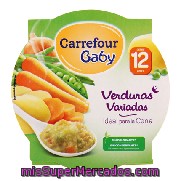 Tarrito De Verduras Variadas Carrefour Baby 230 G.