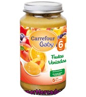 Tarrito Frutas Variadas Carrefour Baby 250 G.