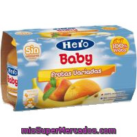 Tarrito Frutas Variadas Hero Baby Pack De 2x130 G.