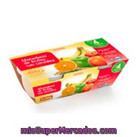 Tarrito Macedonia De Frutas Con Cereales A Partir 4 Meses, Hacendado, Pack 2 X 200 G - 400 G