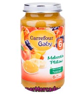 Tarrito Melocotón Y Plátano Carrefour Baby 250 G.