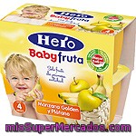 Tarrito Todofruta Manzana Golden Y Plátano Hero Baby Pack De 4x100 G.