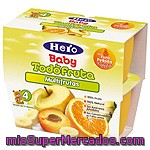 Tarrito Todofruta Multifrutas Hero Baby Pack De 4x100 G.