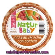 Tarrito Verduras Con Cordero 100% Natural Natur Baby 230 G.