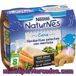 Tarrito Verduritas Selectas Con Merluza Naturnes Cena A Partir 8 Meses, Nestle, Tarro Pack 2 X 200 G - 400 G