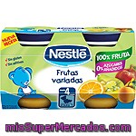 Tarritos De Frutas Variadas A Partir De 4 Meses Nestlé 2 Unidades De 130 Gramos