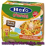 Tarritos De Paella Con Pollo Y Verduritas Escondidas Para Bebés A Partir De 12 Meses Hero Nanos 2 Unidades De 250 Gramos