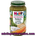 Tarritos De Verduras Con Arroz Y Pavo Ecológico Hipp 250 Gramos
