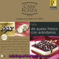 Tarta Congelada Queso Fresco Con Arándanos C. Eceiza 500 Gramos