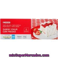 Tarta De Yogur Con Fresas Eroski, Caja 1 Litro