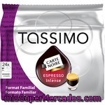 Tassimo Carte Noir Café Espresso Intenso 24 Cápsulas Intensidad 6 Estuche 168 G