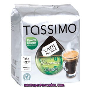 Tassimo Maestro Lorenzo Carte Noir 16 Cápsulas Estuche 110 Gr