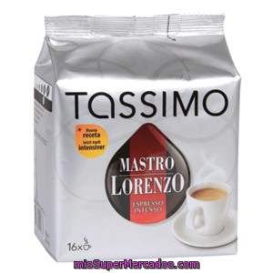 Tassimo Maestro Lorenzo Espresso 16 Capsulas Estuche 128 Gr