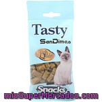 Tasty Snacks Para Gatos Rellenos De Pollo Y Malta Envase 50 G