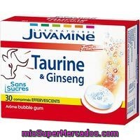Taurina Ginseng En Comprimidos Efervescentes Juvamine 30 Ud.