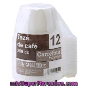 Taza Blanca Café 200cc Carrefour Home 1 Ud.