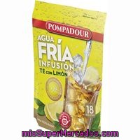 Té Con Limón Pompadour Agua Fría, Bolsa 18 Monodosis