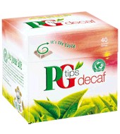 Te descafeinado pg tips 40 ud., precio actualizado en todos los supers