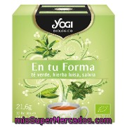 Té Ecológico Verde, Hierba Luisa Y Salvia Yogi 12 Ud.