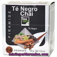 Té Negro Chai Tealand, Caja 14 Pirámides