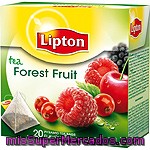 Té Negro Con Frutas De Frutas Del Bosque Lipton 20 Unidades De 1,7 Gramos