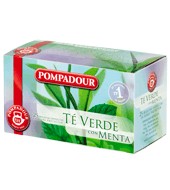 Té Verde Con Menta Bolsitas Pompadour 25 Ud.