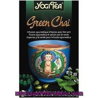 Tea Chai Verde Yogi, Caja 34 G