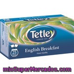 Tetley English Breakfast 25 Bolsitas Paquete 50 G