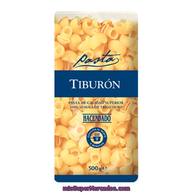 Tiburon Pasta, Hacendado, Paquete 500 G