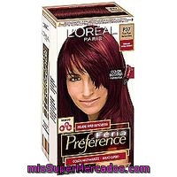 Tinte Capilar Permanentado Rojo Oscuro Nº P37 Feria Préférence L´oreal 1 Unidad