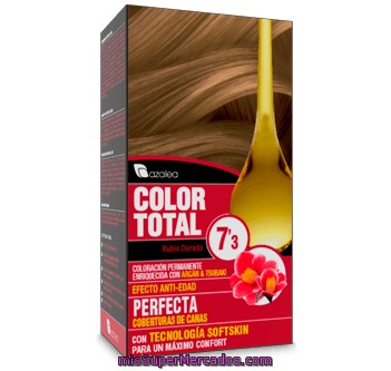 Tinte Coloracion Permanente Color Total Nº 7,3 Rubio Dorado (enriquecido Con Aceite Argan Y Tsubaki), Azalea, U