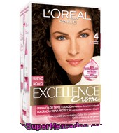 Tinte Creme Nº 4 Castaño L'oréal-excellence 1 Ud.