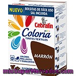 Tinte Marrón Con Sal Incluida Cebralin Coloria, Pack 1 Dosis