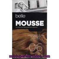 Tinte Mousse Rubio Oscuro N.6 Belle & Professional, Caja 1 Unid