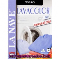 Tinte Ropa Lava Y Tiñe Negro, La Nave, Caja 4 Sobres