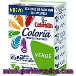 Tinte Verde Con Sal Incluida Cebralin Coloria, Pack 1 Dosis