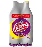 Tinto De Verano Con Limón La Casera Pack 4x1,5 L.