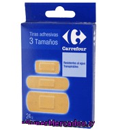 Tiras Adhesivas Color Piel Varios Tamaños Carrefour 24 Ud.