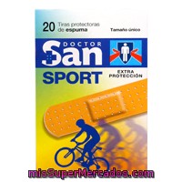 Tiritas Protectoras Espuma Sport (extra Protectoras), Doctor San, Caja 20 U