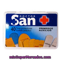 Tiritas Protectoras Surtidas Color Piel, Doctor San, Caja 30 U