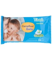 Toallita Con Aloe Vera Carrefour Baby 24 Ud.